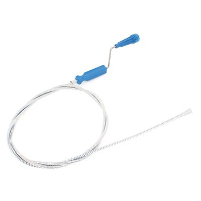 uxcell Toilet Obstructions Remover Clears Clogged Closet Auger 1.7M Long