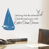 Sail Boat And Sea Gulls Wall Decal Mark Twain QuotesSail Away From The Safe Harbor,Explore,Dream,Discover B(Medium) view 2