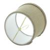 Upgradelights 6 Inch Set of 6 Burlap with Trim Drum Shaped Chandelier Lamp Shade view 2