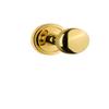 Grandeur 820268 Circulaire Rosette Privacy with Fifth Avenue Knob in Polished Brass, Privacy - 2.375 view 1