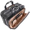 McKlein, L Series, Bowery, Top Grain Cowhide Leather, 15" Leather Wheeled Laptop Briefcase, Black (87855) view 4
