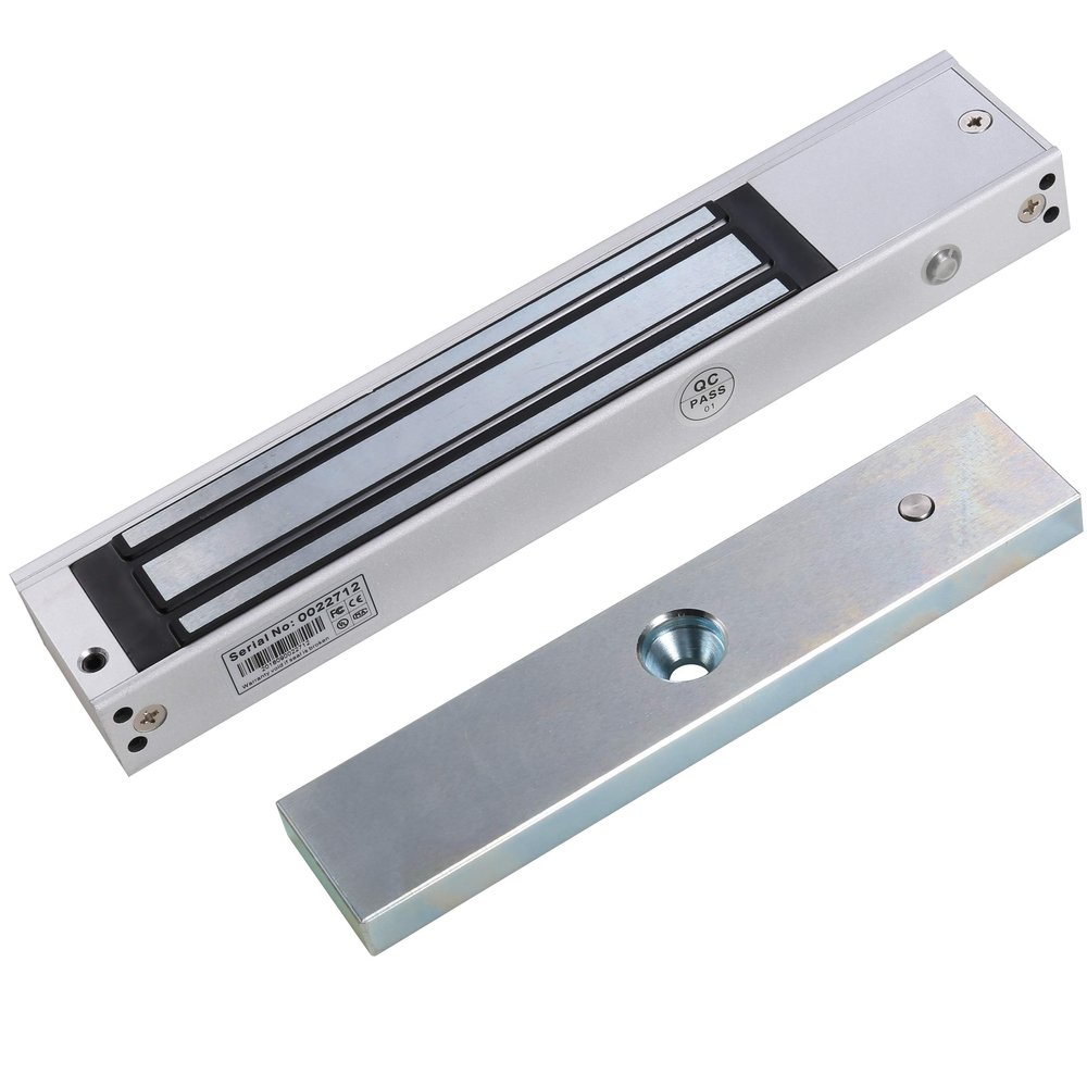 UHPPOTE Electromagnetic Lock 600lbs Holding Force Fail Safe for OutSwinging Door Access Control System