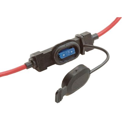 WirthCo 30104 14Awg Low Profile Mini Fuse in-Line Fuse Holder W/Cover-20A-Retail Pkg