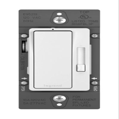 RADIANT 0-10V FL/LED DIMMER, WH