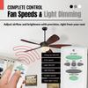 Anderic RR7078TUDL Ceiling Fan Remote Control Replacement for Hampton Bay view 2