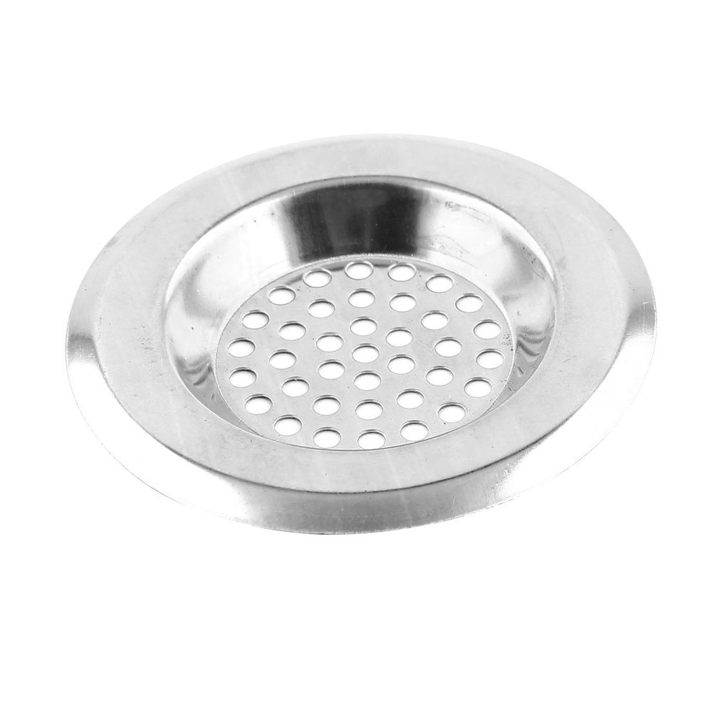 uxcell Metal Bathroom Round Sink Basin Garbage Strainer Stopper 65mm Dia