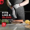 NoCry Premium Cut Resistant Gloves Food Grade  100% Food Safe  Level 5 Meat Cutting Glove for Chefs & Butchers  Perfect Mandoline Glove or Oyster Shucking Gloves with Superior Comfort & Dexterity view 3