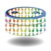 MightySkins Skin Compatible with Amazon Echo Dot - Rainbow Pineapples | Protective, Durable, and Unique Vinyl Decal wrap Cover | Easy to Apply, Remove, and Change Styles | Made in The USA view 1