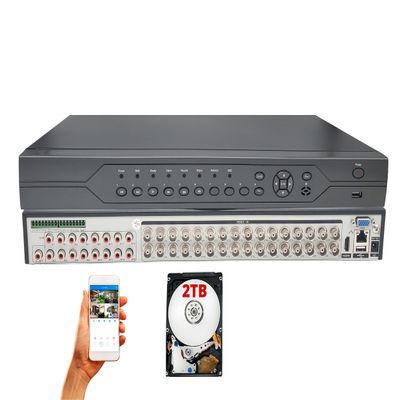 EVERTECH 32 Channel H.265 High Definition Security Camera DVR Recorder for Surveillance System with Built-in 2TB Hard Drive Memory