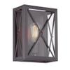 Designers Fountain 87301-SB High Line - One Light Wall Sconce, Satin Bronze Finish with Clear Glass view 1