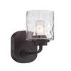 Designers Fountain 87101-OEB Gramercy Park - One Light Wall Sconce, Old English Bronze Finish with Blown Hammered Glass view 2