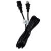 HQRP 10ft AC Power Cord Compatible with Roland Fantom RD-170 KR-3 Synthesizer Keyboard Mains Cable, UL Listed view 3