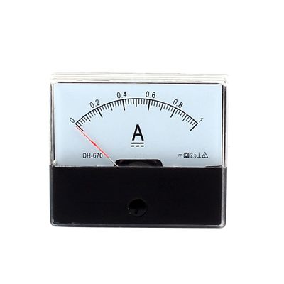 uxcell Analog Current Panel Meter DC 0-1A DH670 Ammeter for Automotive