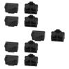 uxcell Ethernet Hub Port RJ45 Cover Cap Protector Connector 10Pcs Black view 1