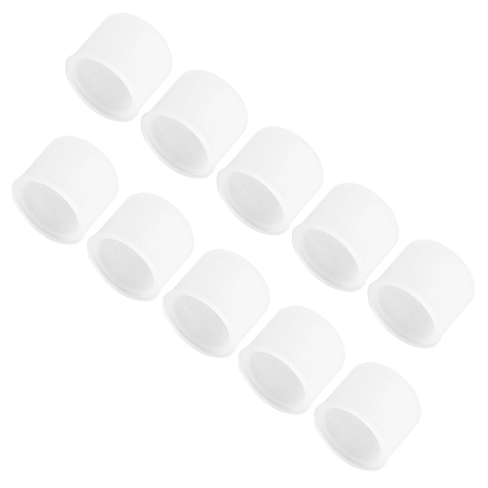 uxcell Silicone RCA Female Connector Dust Proof Cap, Soft Dust Plug Protector Cover 10 Pcs Clear