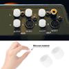 uxcell Silicone RCA Female Connector Dust Proof Cap, Soft Dust Plug Protector Cover 10 Pcs Clear view 2