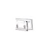 GEORGE KOVACS P1405-613 Crystal Clear Island Chandelier, 5-Light, 300 Total Watts, 10-in H x 9.5-in W, Polished Nickel view 4