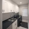 Design House Brookings Shaker Unassembled Sink Base Kitchen Cabinet SB33, 33 W x 24 D x 34.5 H, Painted White with Sherwin Williams, Solid Wood, 561480 view 3