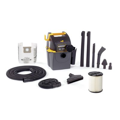 WORKSHOP Wet/Dry Vacs WS0501WM 5-Gallon 5.0 Peak HP Wet Dry Vacuum Cleaner