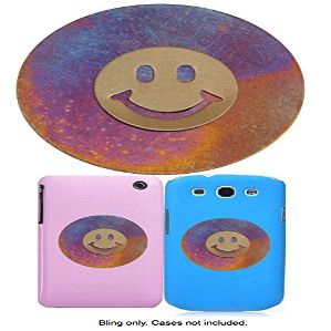 Antique Smiley FACE Circa. 1970. Made in The USA Gift Quality Bling Personalizes Smartphones, Cellphones, Cases Etc. Good Luck Charm, Lucky Charm, Amulet and Touchstone Best Gift 2015 Under $15
