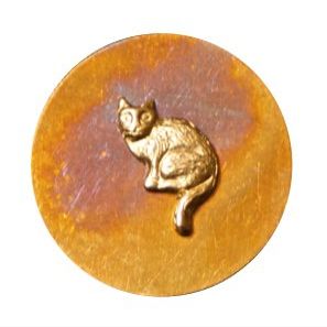 Kitty CAT. Made in The USA Gift Quality Bling Personalizes Smartphones, Cellphones, Cases Etc. Good Luck Charm, Lucky Charm, Amulet and Touchstone Best Gift 2015 Under $15