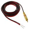 CablesOnline, 10ft 18 AWG Speaker Wire Single Cable with RCA Male Plug, AV-SK110 view 2