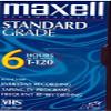 Maxell All-Purpose Standard Grade 6 Hour VHS Videotape Cassette view 2