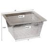 GSW Stainless Steel Floor Sink Drain Basket Strainer 10W x 10L x 5H - Perfect for Restaurant, Bar, Buffet (5" H SS) view 3