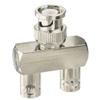 Eightwood BNC Splitter Adapter BNC Male to Dual Female Tee Type 3 Way Audio RF Coax Connector view 3