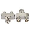 Eightwood BNC Splitter Adapter BNC Male to Dual Female Tee Type 3 Way Audio RF Coax Connector view 4