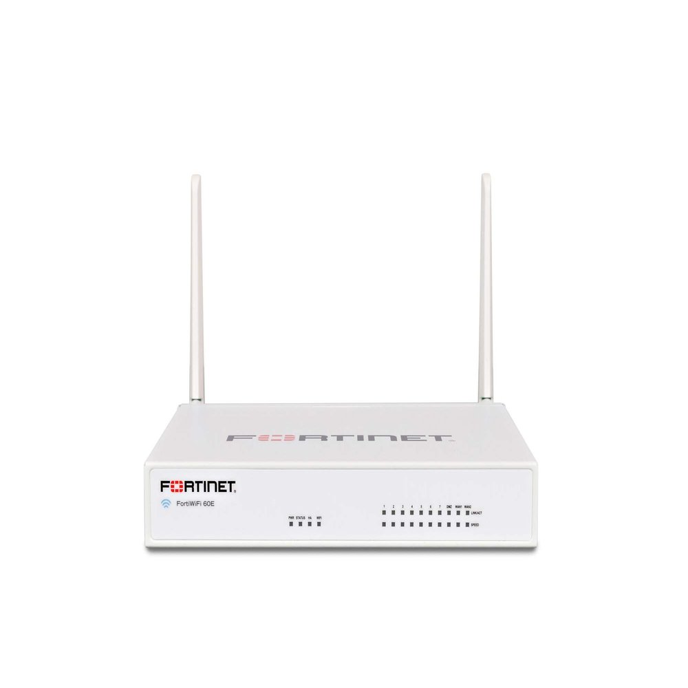Fortinet | FWF-60E | FortiWiFi-60E 10 x GE RJ45 (2 x WAN, 1 x DMZ Port, 7 x Internal), Wireless (802.11a/b/g/n/ac). Firewall