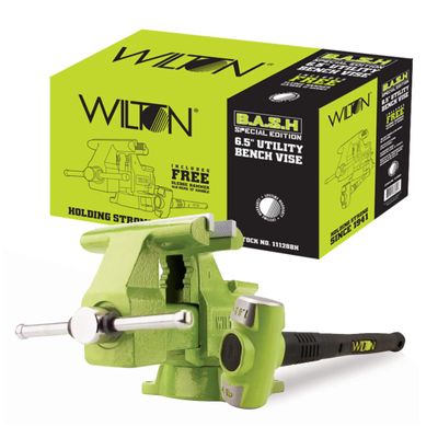 Wilton Special Edition B.A.S.H 6-1/2" Utility Vise and 4 lb. Sledge Hammer (11128BH)