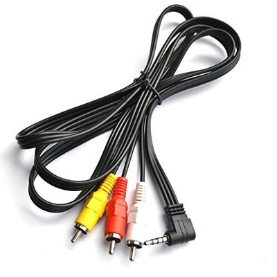 FocalTop AV A/V Audio Video TV-Out Cable/Cord/Lead for Panasonic Camcorder K2KC4CB00020