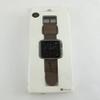 Monowear Leather Band in Brown for 42MM Apple Watch series 1 & 2 in Space Gray finish view 1