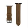 Monowear Leather Band in Brown for 42MM Apple Watch series 1 & 2 in Space Gray finish view 2