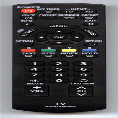 USARMT New Replaced Remote Control for Panasonic N2QAYB000803 Working with Panasonic THL32EM5A THL39EM5A THL32XM5A TVs