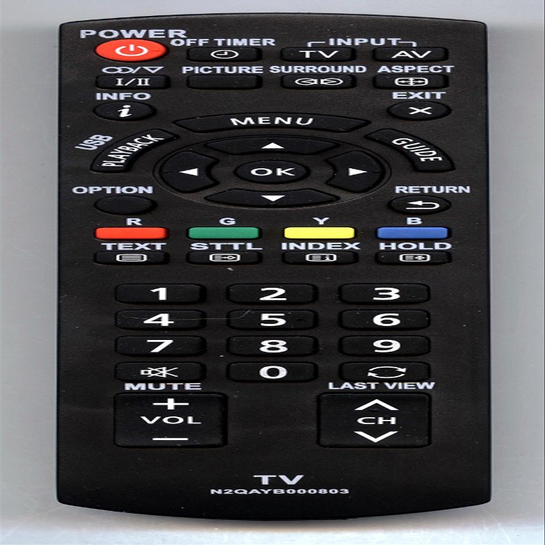 USARMT New Replaced Remote Control for Panasonic N2QAYB000803 Working with Panasonic THL32EM5A THL39EM5A THL32XM5A TVs