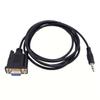 Qaoquda DB9 9 Pin Female to 3.5mm Male Plug Serial Cable RS232 to 1/8 inch Conversion Cable Cord- 6FT/1.8M view 2