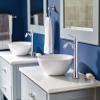 Moen Wynford Brushed Nickel One-Handle High Arc Vessel Bathroom Faucet for Single Hole Vessel Sinks, 4507BN view 2
