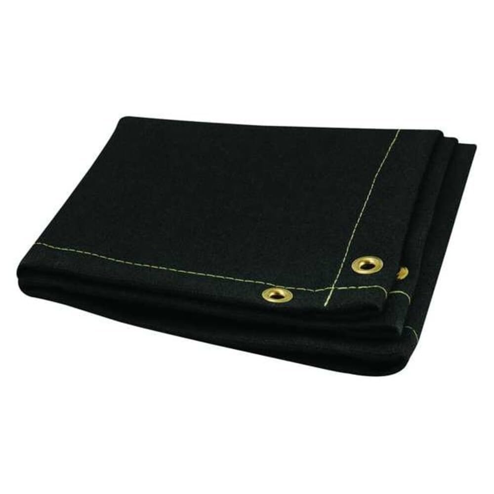 Welding Blanket, 10 ft. W, 6 ft., Black