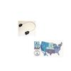 Bundle - 2 Items - Comet Window Gap Coax Flat Jumper and Ham Guides TM Pocket Reference Card view 1