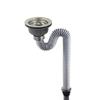 Talea Laundry Sink Drain Kit with strainer and pipe view 1