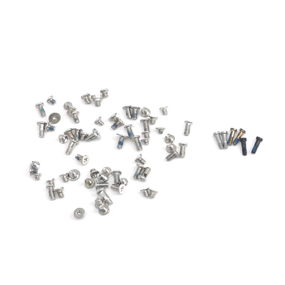E-REPAIR Full Screw Set Replacment with Bottom Pentalobe Screws for Iphone 6 4.7'' White/black/gold