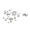 E-REPAIR Full Screw Set Replacment with Bottom Pentalobe Screws for Iphone 6 4.7'' White/black/gold view 1