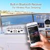 Pyle 2.1 Bluetooth Marine Amplifier Receiver - Waterproof 4 Channel Wireless Bridgeable Audio Amp for Stereo Speaker with 400W Power Dual MOSFET Supply, GAIN Level & LED Indicator, Black - PLMRA410BT view 2