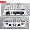 Pyle 2.1 Bluetooth Marine Amplifier Receiver - Waterproof 4 Channel Wireless Bridgeable Audio Amp for Stereo Speaker with 400W Power Dual MOSFET Supply, GAIN Level & LED Indicator, Black - PLMRA410BT view 4