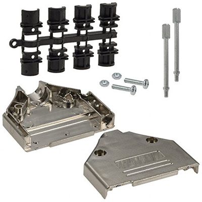 970-025-020R121 Norcomp DB25 Metallized Backshell (1/PKG)