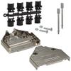 970-025-020R121 Norcomp DB25 Metallized Backshell (1/PKG) view 1