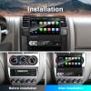 Single-Din-Touchscreen-Radio,Carplay&Android Auto,Car-Stereo-with Backup Camera Bluetooth/FM/RDS Radio/Type-C/USB/SD/MP4/MP5 Player EZoneTronics view 4