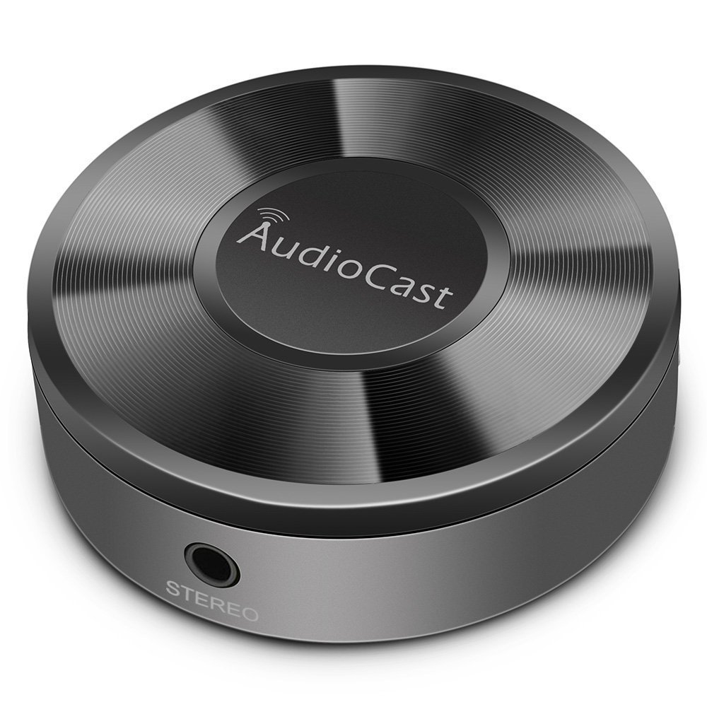 ACEMAX M5 AudioCast WiFi Wireless Audio Transmitter Airplay DLNA Spotify Connect Stream Audio to Speaker Systems Over 2.4G Wi-Fi Network Multi Room Supported